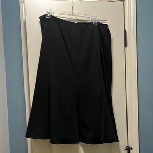 Evan Picone Black A-Line Knee-Length Skirt